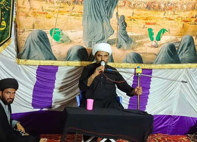 آل محمد (ع) کے خطبات نے یزیدی ایوان میں زلزلہ بپا کیا، علامہ مقصود ڈومکی