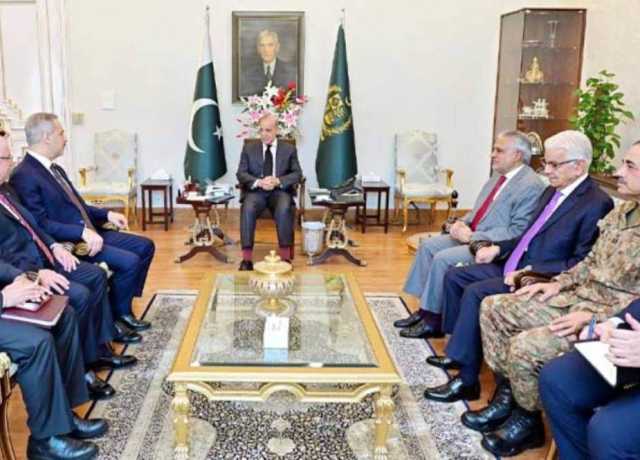 شہباز شریف سے ہاکان فیدان اور یاسر گلر کی ملاقات، دوطرفہ تعلقات پر اظہار اطمینان