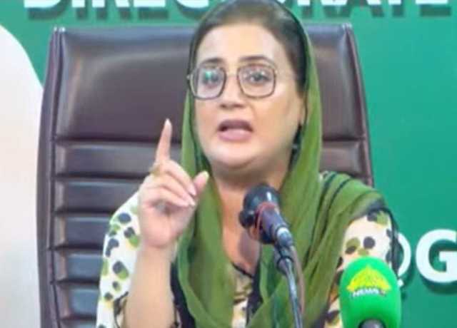 ایک فتنہ گروپ کا کام پروپیگنڈا اور فیک نیوز پھیلانا ہے، عظمیٰ بخاری