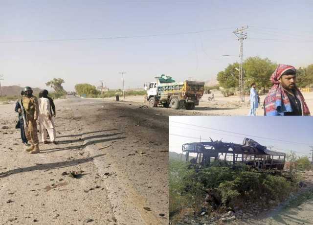 خضدار، آرمی پبلک اسکول کی بس پر دھماکہ، پانچ طلباء جانبحق، متعدد زخمی