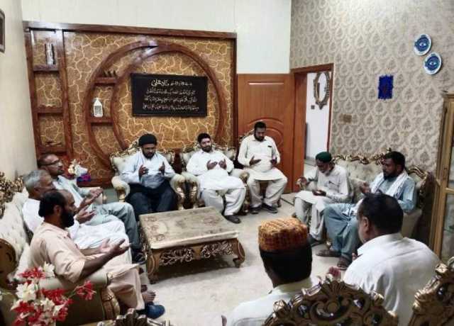 ملتان، ایس یو سی جنوبی پنجاب کے صدر علامہ عامر عباس ہمدانی کی ظہور شمسی سے ملاقات، والدہ کی وفات پر افسوس 