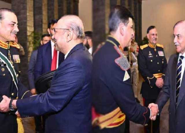 بنیان مرصوص کی کامیابی پر سید عاصم منیر کا سیاسی قیادت کے اعزاز میں عشائیہ