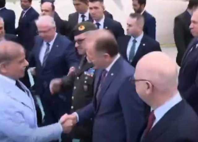محمد شہباز شریف ترکیہ پہنچ گئے، پرتباک استقبال