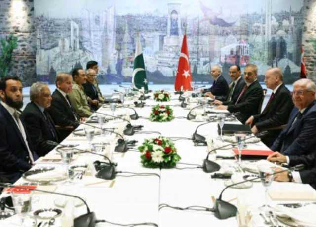 شہباز شریف کی وفد کے ہمراہ اردوان سے ملاقات