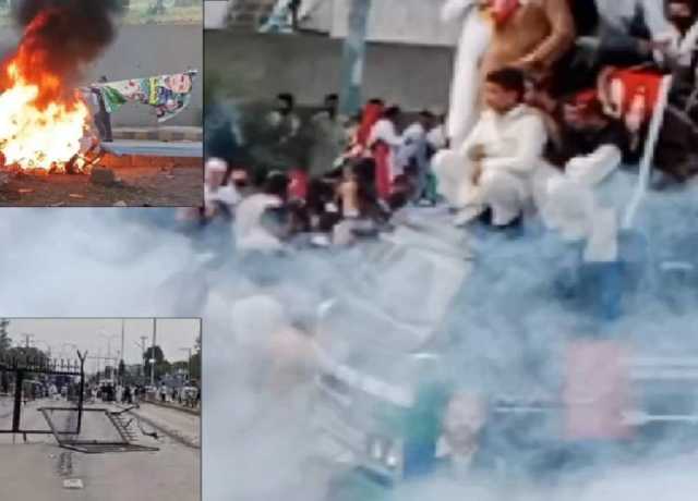 پشاور، وزیراعلیٰ ہاؤس جانے کی کوشش کے دوران پی پی ورکرز اور پولیس میں تصادم