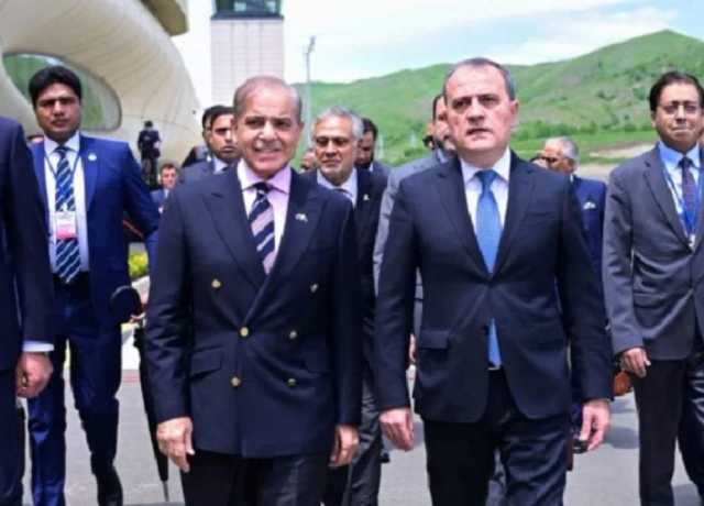 شہباز شریف دورہ ایران مکمل کرنے کے بعد آذربائیجان پہنچ گئے