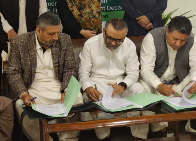 پیدائش و وفات کے ڈیٹا انضمام کیلئے محکمہ صحت جی بی اور نادرا کے درمیان معاہدہ
