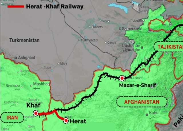 فرانس سے تجارتی سامان کی کھیپ ایران سے بذریعہ ٹرین افغانستان پہنچ گئی، طالبان