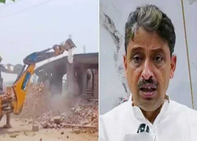 سہارنپور میں زیر تعمیر مسجد بلڈوزر کاراروائی کے تحت منہدم کردی گئی، عمران مسعود کا احتجاج