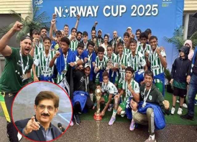 وزیراعلیٰ سندھ کی لیاری کراچی کی فٹبال ٹیم کو ناروے کپ جیتنے پر مبارکباد