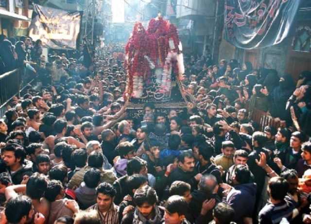 لاہور، چہلم امام حسینؑ کا مرکزی جلوس کربلا گامے شاہ پہنچ کر اختتام پذیر