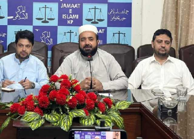 بدامنی کیخلاف جماعت اسلامی کا 30 جولاِئی کو پشاور میں امن جرگہ منعقد کرنیکا اعلان