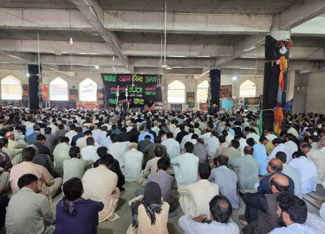 پاراچنار، شہادتِ بی بی سکینہ بنت الحسینؑ کی مناسبت سے عظیم الشان مجلس عزاء
