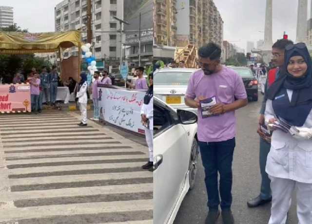کراچی میں ٹریفک پولیس کی آگاہی مہم، یکم اکتوبر سے ای چالان کیے جائینگے