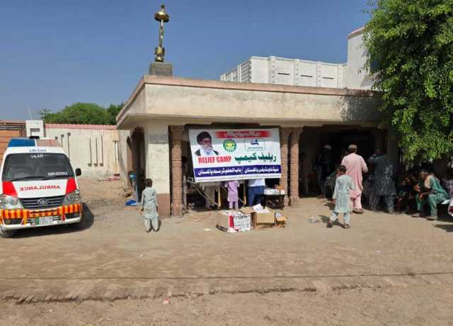 جھنگ، شیعہ علماء کونسل کیجانب سے متاثرین سیلاب کیلئے فری میڈیکل کمیپ