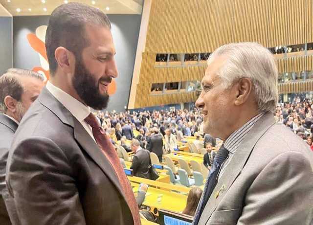 پاکستانی وزیر خارجہ اسحاق ڈار کی شام کے صدر احمد الشرع سے ملاقات