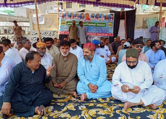 جیکب آباد، علامہ مقصود ڈومکی کی سندھ ایمپلائز الائنس کے احتجاج میں شرکت