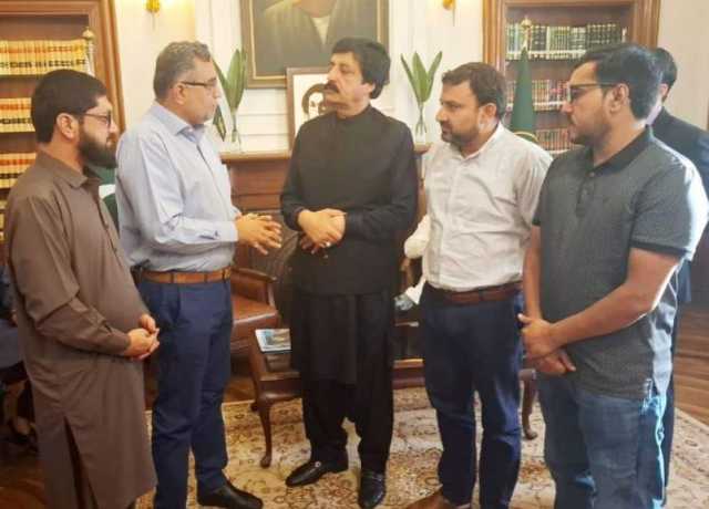 ہمدرد ڈیزاسٹر منیجمنٹ سیل کے وفد کی گورنر پنجاب سلیم حیدر خان سے ملاقات، دورہ علی پور کی دعوت 