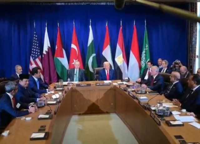 فلسطین میں امن کیلئے مسلم ممالک کیجانب سے ٹرمپ کے 20 نکاتی منصوبے کا خیر مقدم