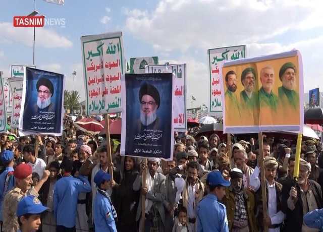 اہل یمن کا اپنے محسن سید حسن نصر اللہ شہید کو خراج تحسین