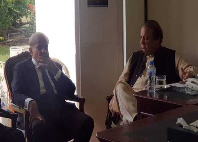 لاہور، وزایراعظم شہباز شریف کی نواز شریف سے ملاقات