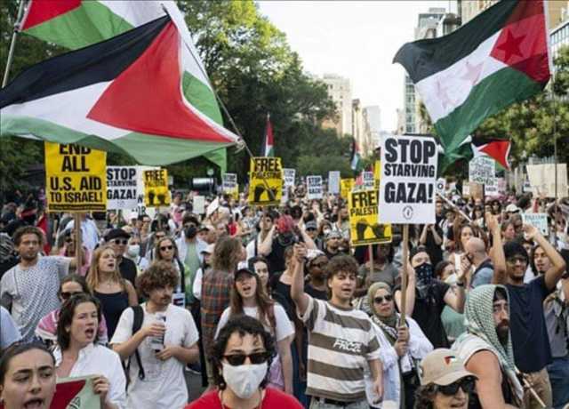 یورپ بھر میں غزہ کے حق میں مظاہرے