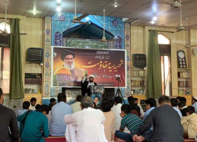 پشاور، شہدائے راہ قدس کیلئے مجلس تکریم کا اہتمام