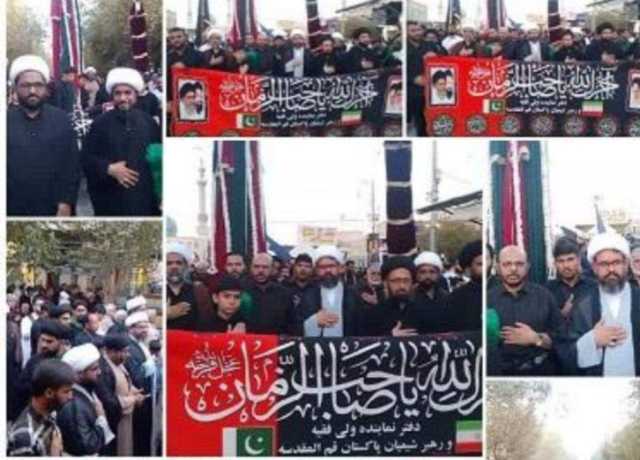 یوم شھادت کریمہ اہلبیت، دفتر قائد ملت جعفریہ شعبہ زائرین قم کیجانب سے مجلس و جلوس عزاء کا انعقاد