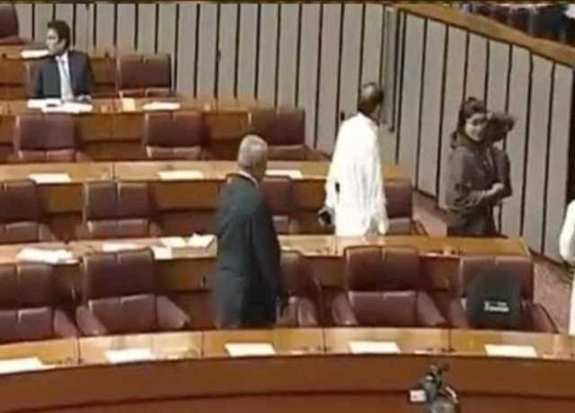 اتحادی جماعتوں کے درمیان سیاسی کشیدگی برقرار، پی پی کا قومی اسمبلی سے واک آؤٹ