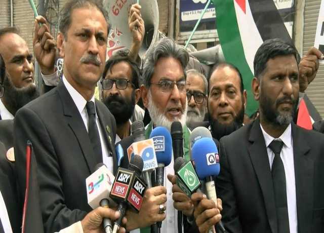 طوفان الاقصیٰ کے دو سال، حافظ نعیم الرحمن کی اپیل پر کراچی بھر میں مظاہرے، امریکہ و اسرائیل کی مذمت