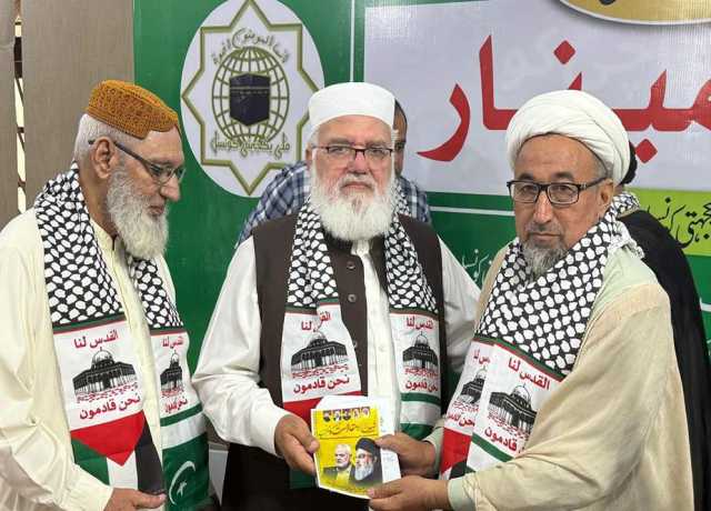 علامہ صادق جعفری کی لیاقت بلوچ سے ملاقات، شہدائے راہ مقاومت کانفرنس میں شرکت کی دعوت