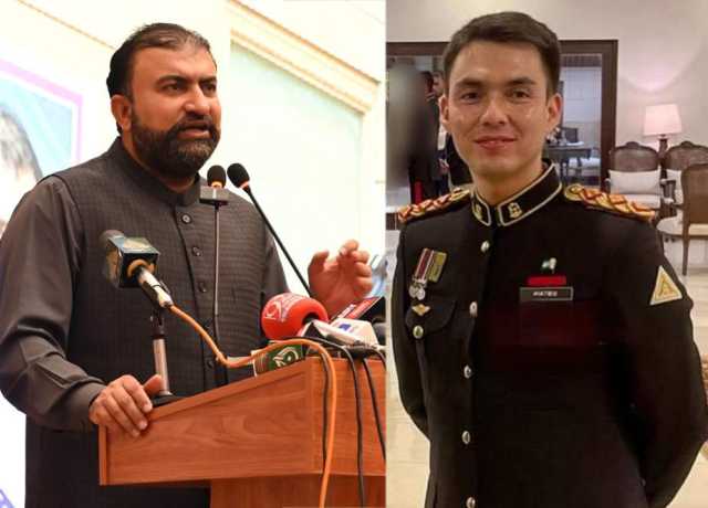 میجر سبطین حیدر شہید ایک بہادر والد کے بہادر بیٹے تھے، سرفراز بگٹی