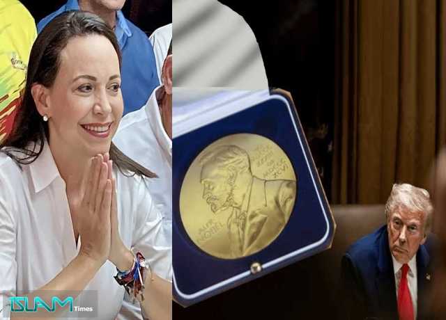 ٹرمپ نوبل پرائز سے محروم، اسرائیل نواز وینزویلن خاتون منتخب