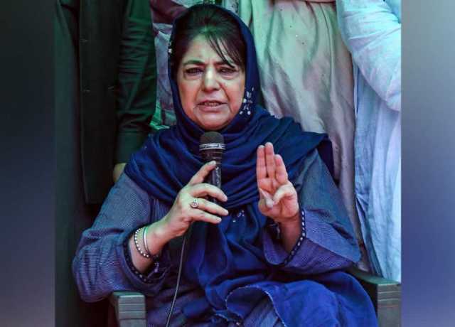 بی جے پی طالبان کیساتھ تعلقات استوار کرکے ہندوستان میں مسلمانوں کو نشانہ بنارہی ہے، محبوبہ مفتی
