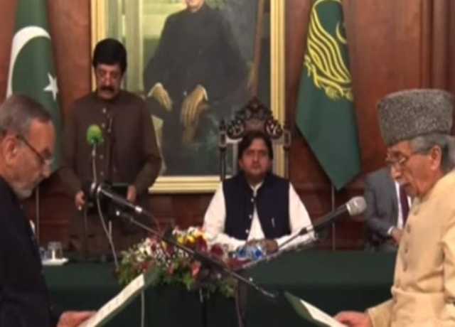پنجاب کابینہ میں رانا محمد اقبال اور منشا اللہ بٹ شامل، سردار سلیم حیدر نے حلف لیا