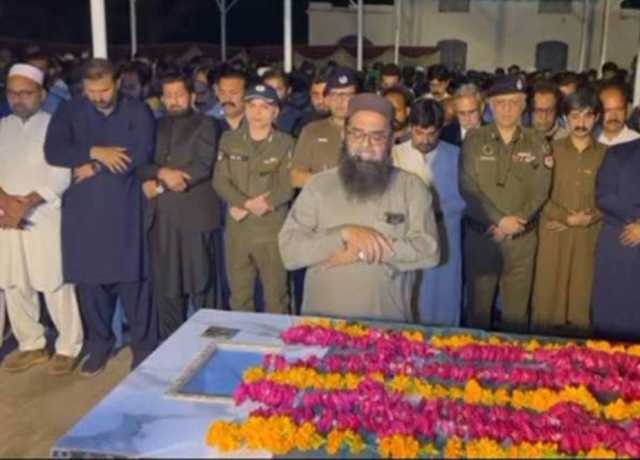 شہید انسپکٹر شہزاد نواز کی نمازِ جنازہ ادا کر دی گئی