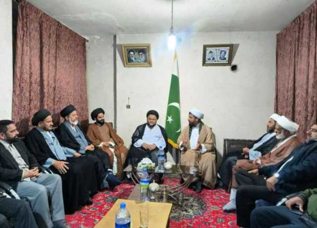 مشہد مقدس، شیعہ علماء کونسل کے مرکزی ایڈیشنل سیکرٹری جنرل علامہ ناظر تقوی کا ایم ڈبلیو ایم کے دفتر کا دورہ 