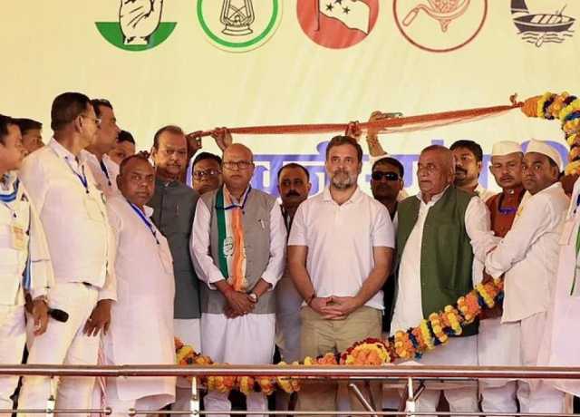 نریندر مودی نے ووٹ چوری کرکے جنگل راج نافذ کردیا ہے، راہل گاندھی