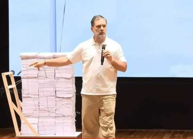 ریاست ہریانہ میں پچیس لاکھ فرضی ووٹ پڑے ہیں، راہل گاندھی