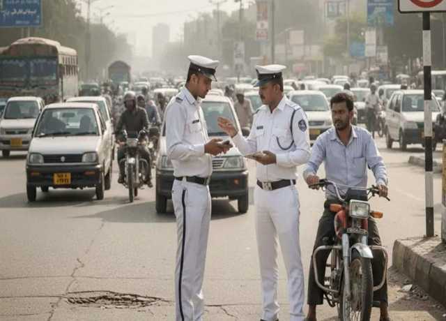 ای چالان کے نفاذ کے ساتھ ہی ٹریفک پولیس سڑکوں سے غائب