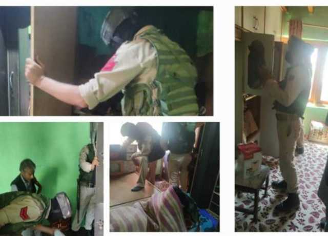 کولگام، بھارتی فورسز کے حریت کارکنوں کے گھروں پر چھاپے