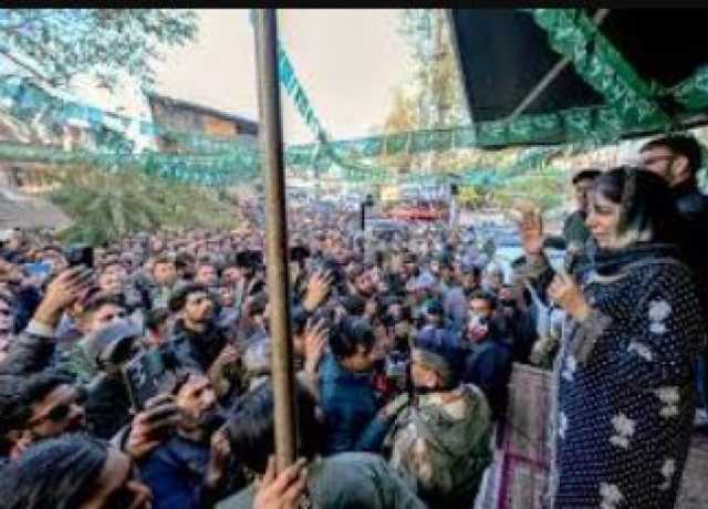 نیشنل کانفرنس کشمیری عوام کو دھوکہ دے رہی ہے، محبوبہ مفتی