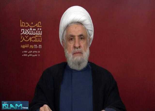 امام خامنہ ای مجاہدین، انسانی وقار اور مظلوموں کے حقوق کے محافظ ہیں، شیخ نعیم قاسم