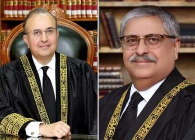 27ویں ترمیم کی منظوری: جسٹس منصور علی شاہ اور جسٹس اطہر من اللہ مستعفی