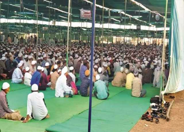 حضور ؐ کی سنتوں اور حرمت کے محافظ بن جاؤ، دنیا و آخرت سنور جائیگی، تبلیغی اجتماع جاری