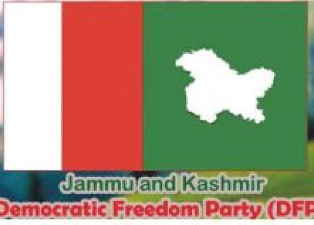 ڈیموکریٹک فریڈم پارٹی کی طرف سے بڑے پیمانے پر کشمیریوں کی گرفتاریوں کی شدید مذمت