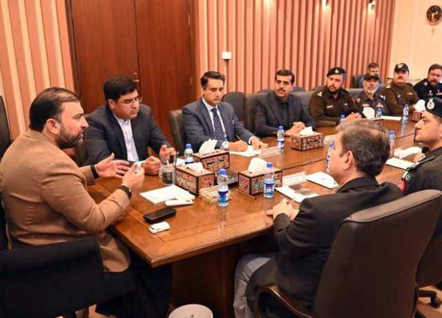 کوئٹہ، لیویز فورس کی پولیس میں انضمام سے متعلق اعلیٰ سطحی اجلاس