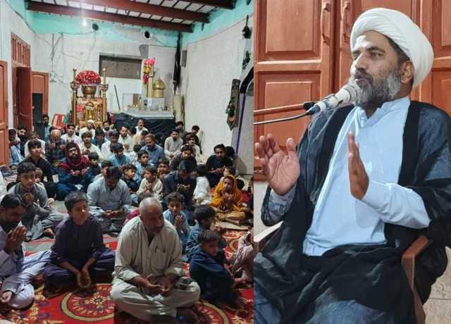 بی بی فاطمہ الزہراء (س) عالمین کی عورتوں کی سردار ہیں، علامہ مقصود ڈومکی