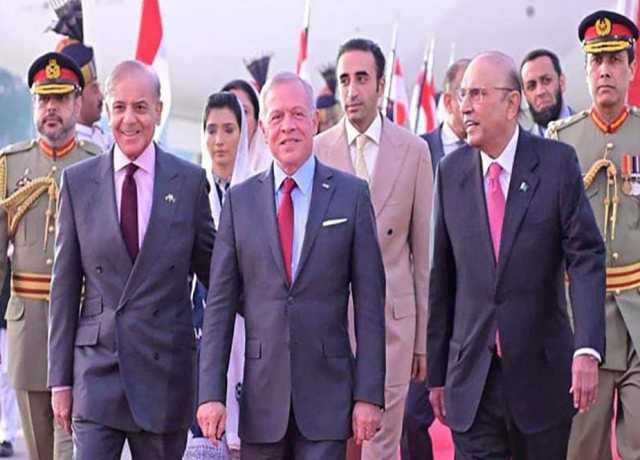 اردن کے شاہ عبد اللہ 2 روزہ دورے پر پاکستان پہنچ گئے
