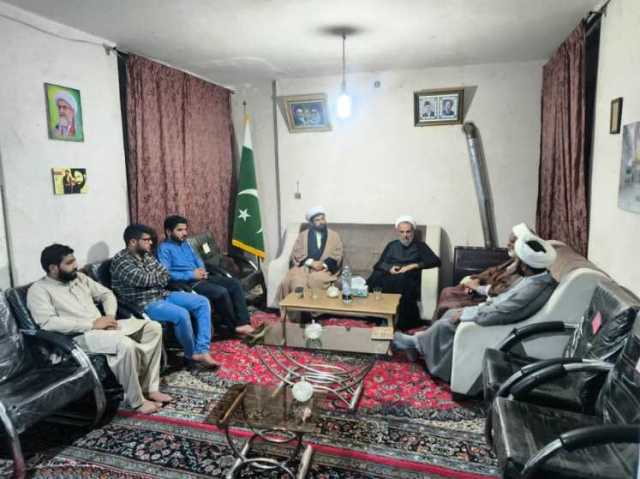 ایم ڈبلیو ایم شعبہ برطانیہ کے صدر مولانا ابرار حسینی کی مشہد مقدس میں ایم ڈبلیو ایم کے رہنمائوں سے ملاقات 